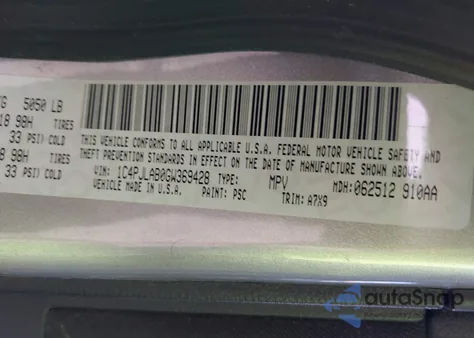 2016 Jeep Cherokee Altitude z USA, uszkodzony, nr VIN 1C4PJLAB0GW369428